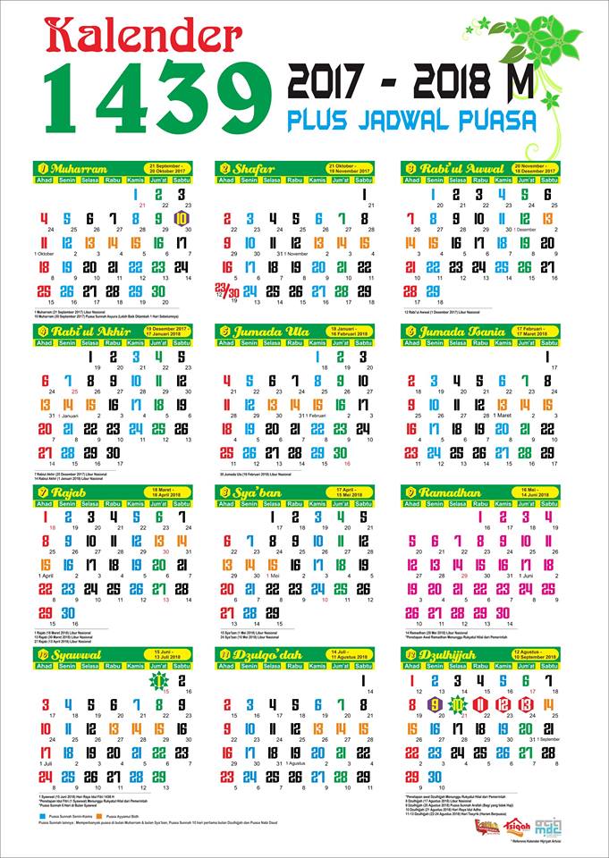 Kalender Islam 2019 Monfasr